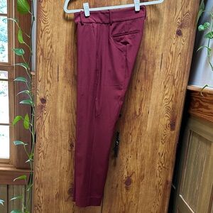 J. Crew Women's Deep Red Trousers
